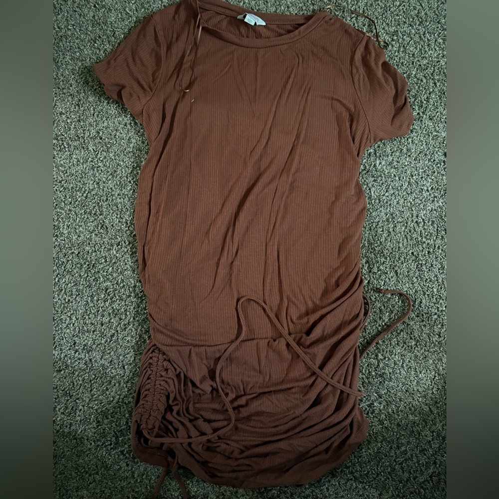 Destination Maternity Rust Dress